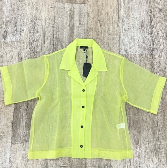 [NEW] RAG & BONE Reed Shirt in Lime - Picture 11 of 13